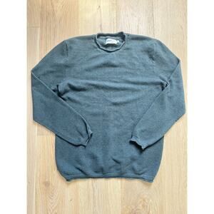 Wellen Sweater Mens XXL Green Cotton Cashmere Roll Neck Knit Fisherman Huckberry